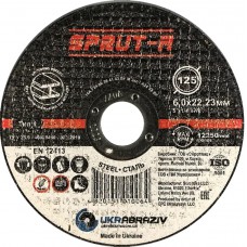 Зачисний круг по металу Sprut™ 125 x 6,0 x 22
